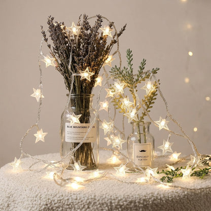 Star String Lights for Indoor Outdoor Decor