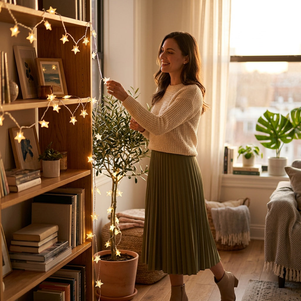 Star String Lights for Indoor Outdoor Decor